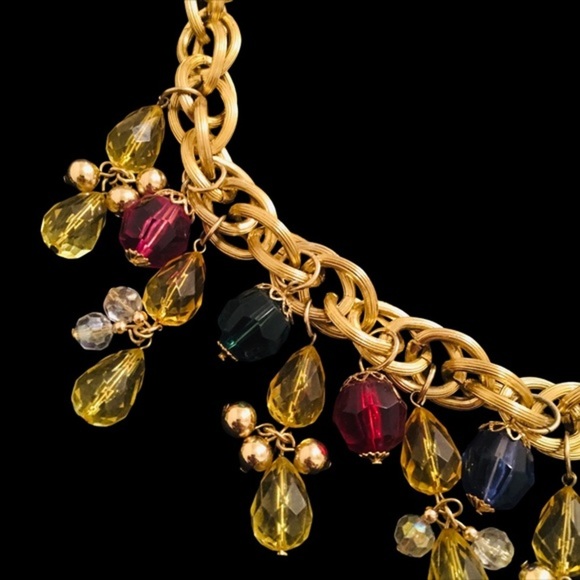 VINTAGE Colorful Beaded Necklace - Picture 8 of 8